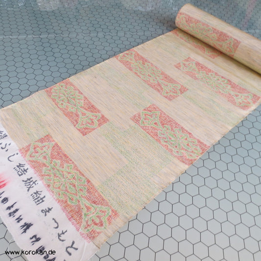 geometrische Blöcke Kasuri Tsumugi Seide