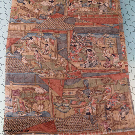 Kimonowerkstatt Seiden Chirimen Crepe