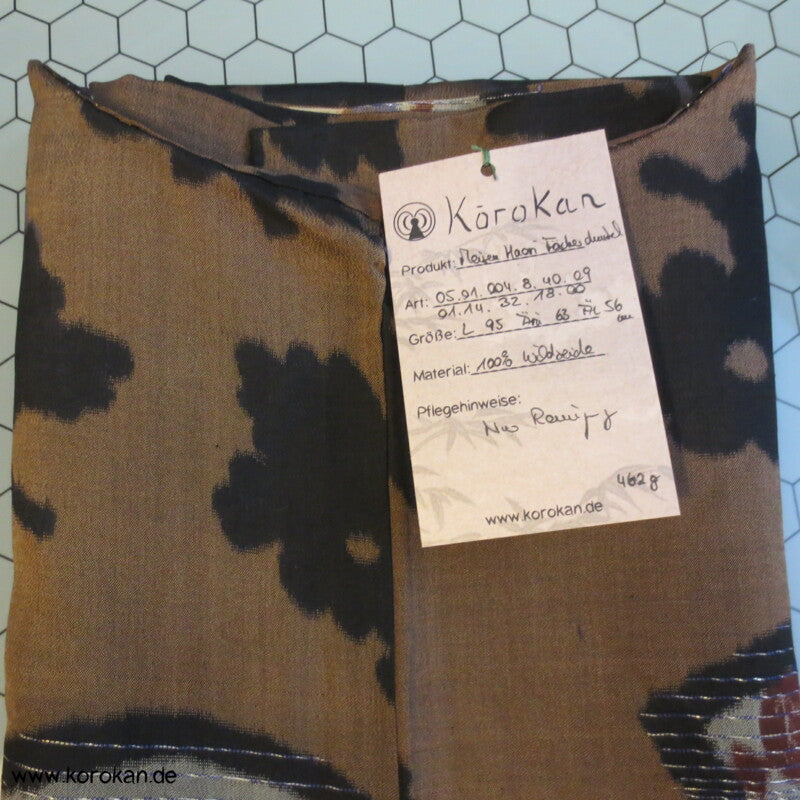 Fächer Meisen Haori Kimonojacke mit Himo