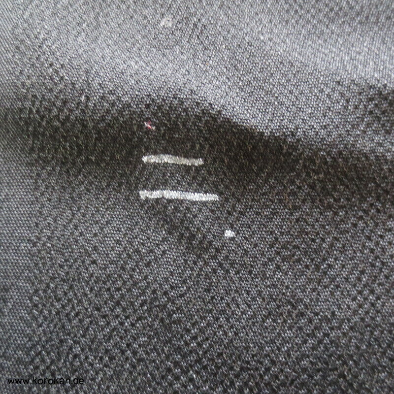 Panel Muster Stoff für Kimono - schwarz mit Lurex Druck
