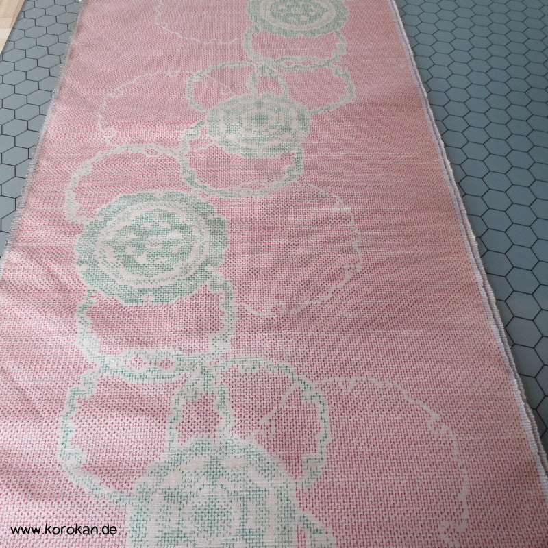 Schneeflockenrondelle Kasuri Kimono Tanmono Tsumugi Seide