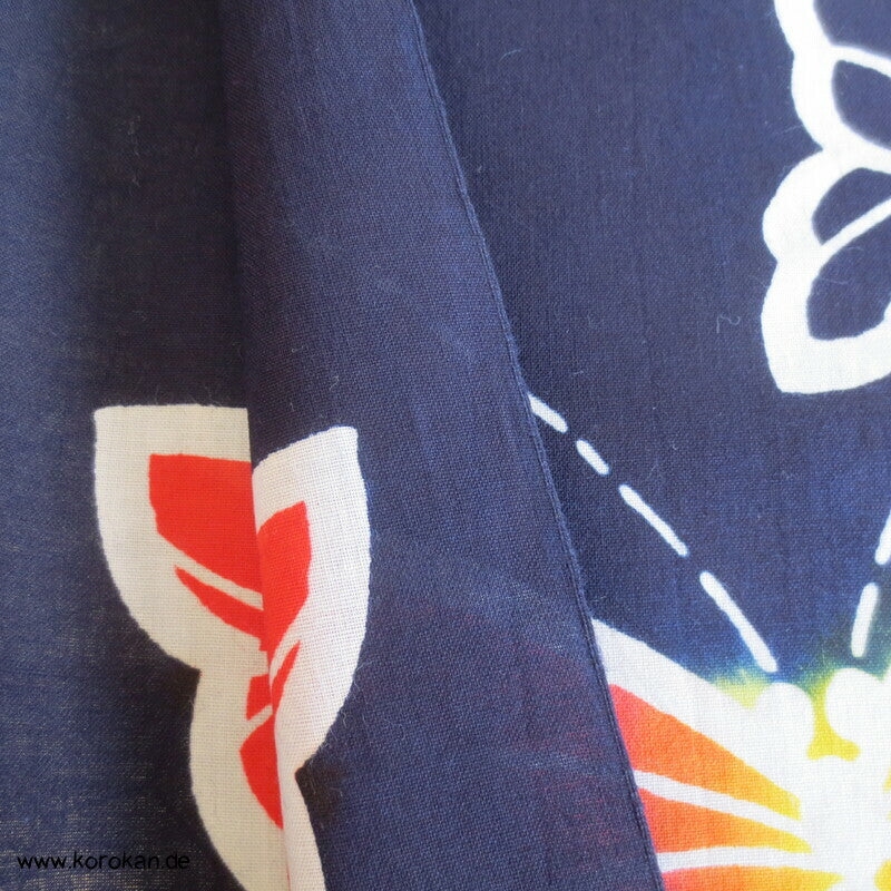 Schmetterlinge Yukata Kimono Stoff, Baumwolle