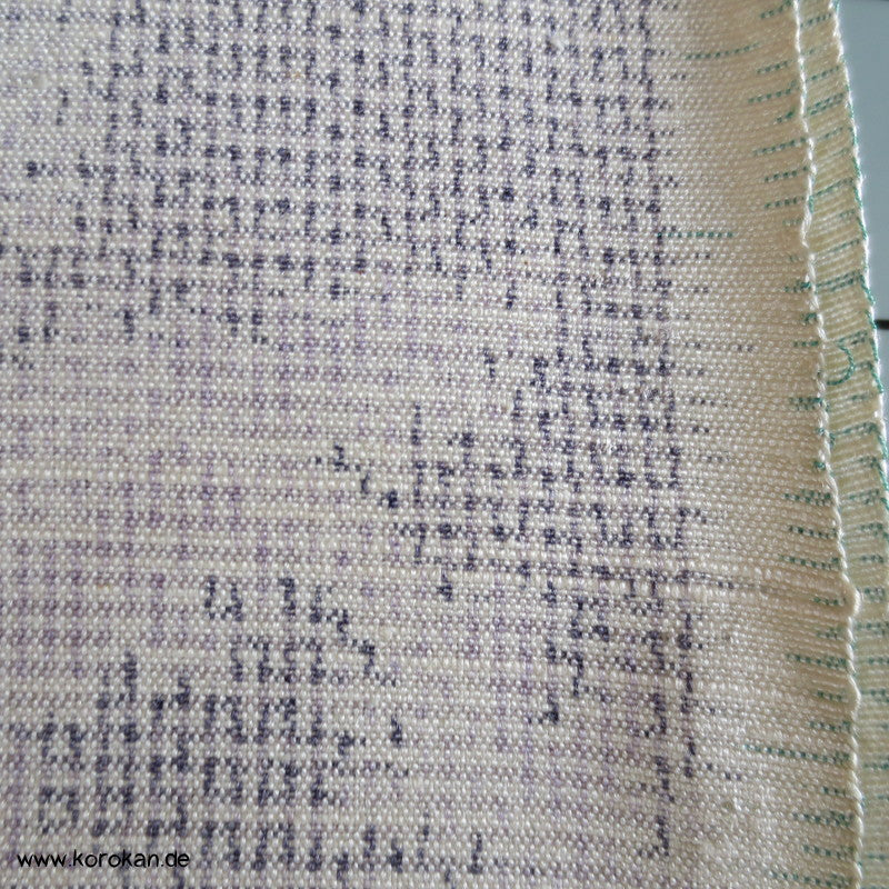 Löwenzahn Kasuri Tsumugi Kimono Seide