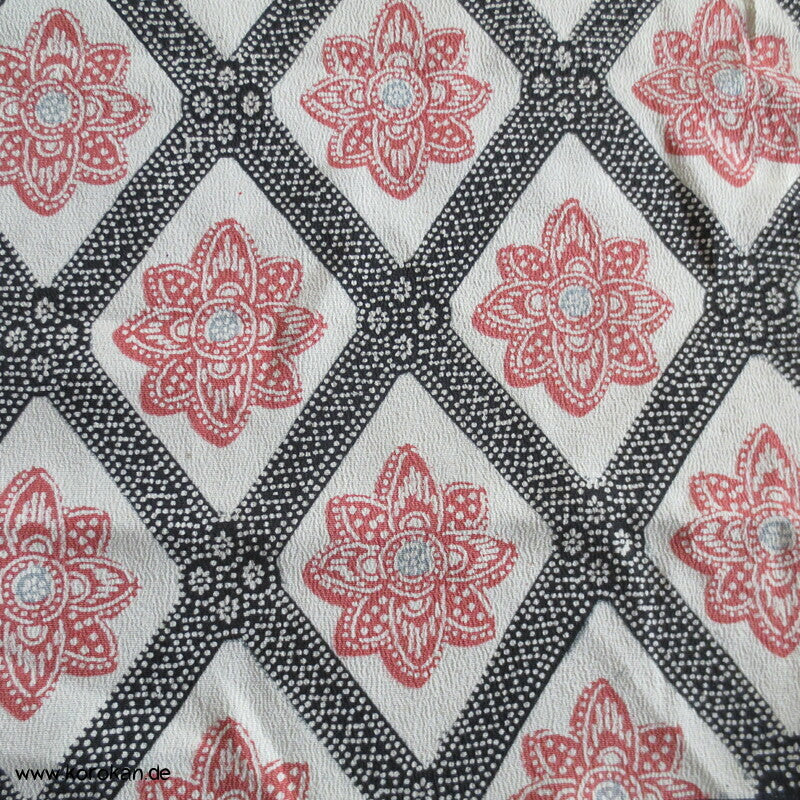 Panel Muster Stoff für Kimono - Blumen, Blätter, abstrakt