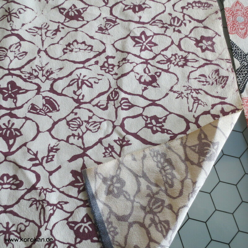 Panel Muster Stoff für Kimono - Blumen, Blätter, abstrakt