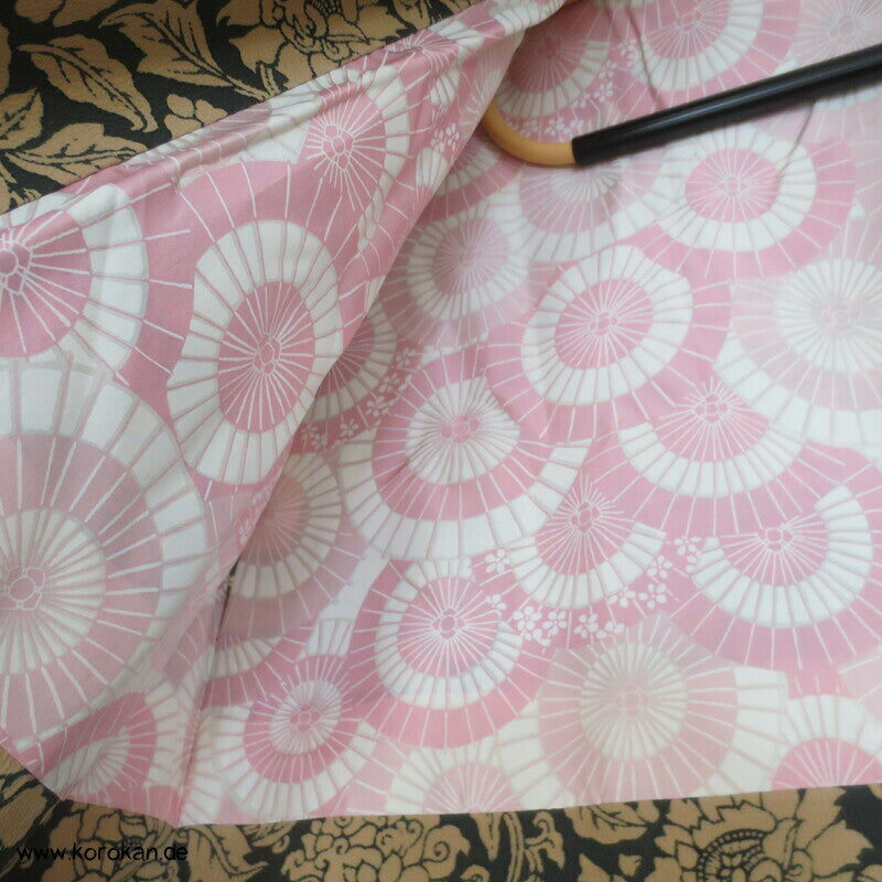 Päonien Arabesken Dochugi Kimono Jacke Seidencrepe