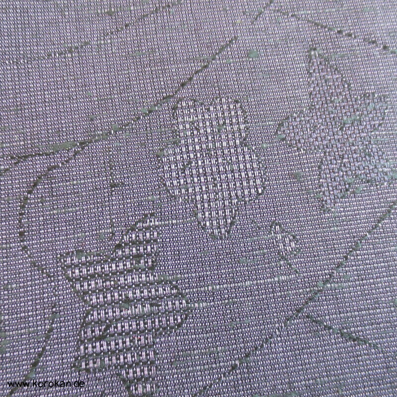 Blüten, Blätter Mischgewebe Kimono Jacquard