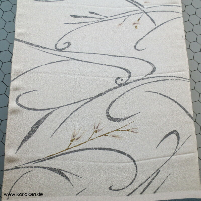 Panel Muster Seide für Kimono - Blumen, Blätter, abstrakt