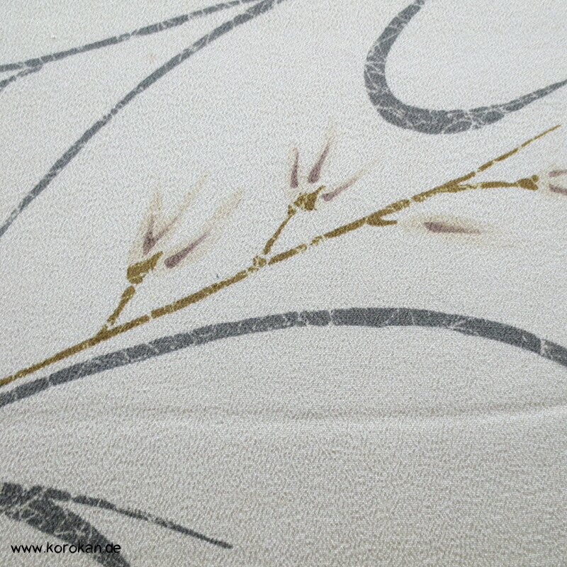 Panel Muster Seide für Kimono - Blumen, Blätter, abstrakt