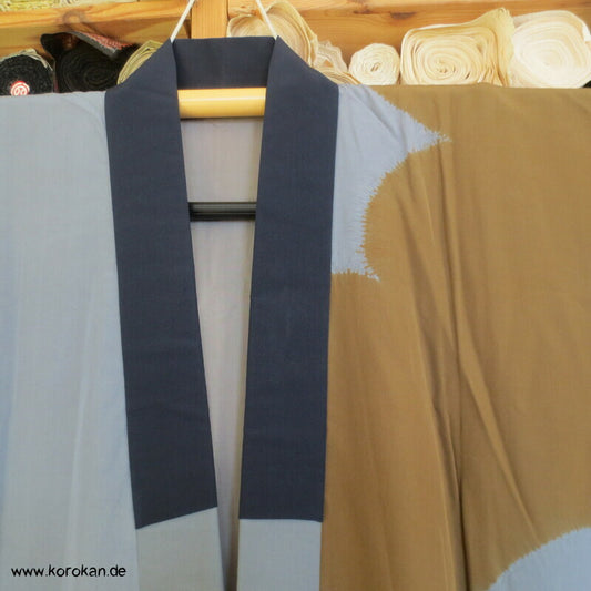 Shibori Wolken Juban Unterkimono, Seidencrepe