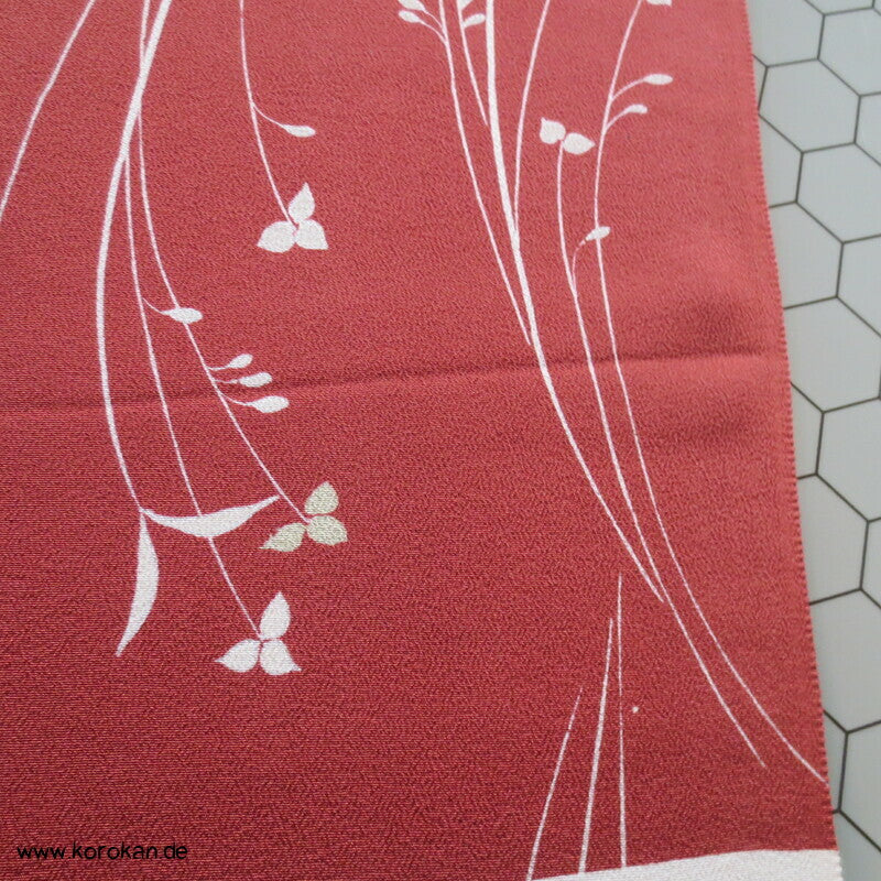 Panel Muster Seide für Kimono - Blumen, Blätter, abstrakt