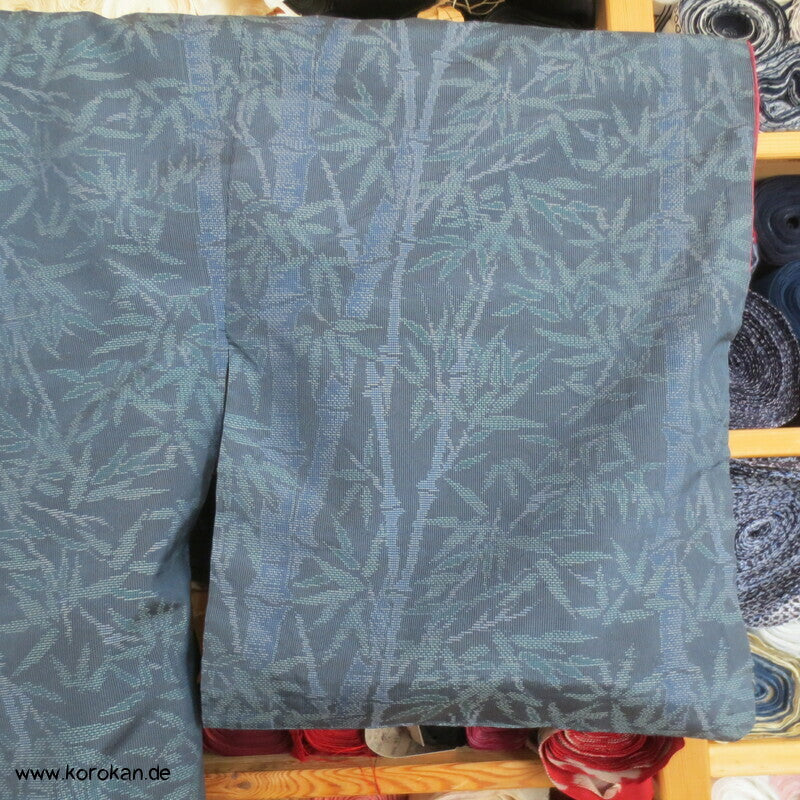 Bambus Kasuri Tsumugi Seiden Kimono