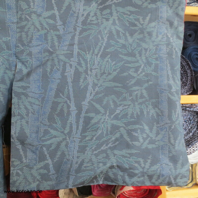 Bambus Kasuri Tsumugi Seiden Kimono