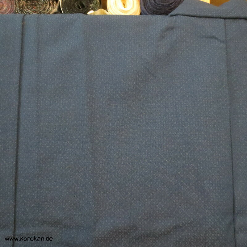 blauer Woll Hitoe Kimono - wie neu