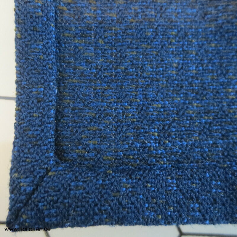 blauer Woll Hitoe Kimono - wie neu