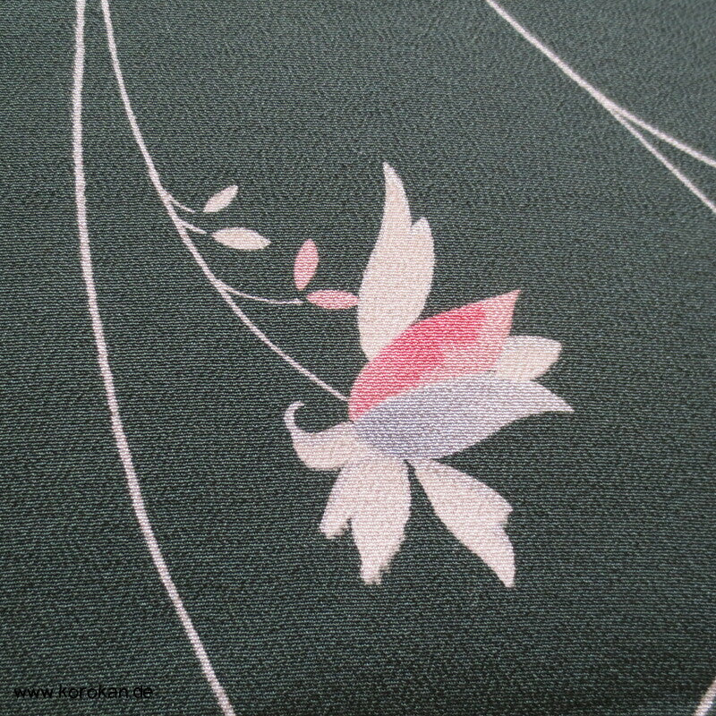 Panel Muster Seide für Kimono - Blumen, Blätter, abstrakt