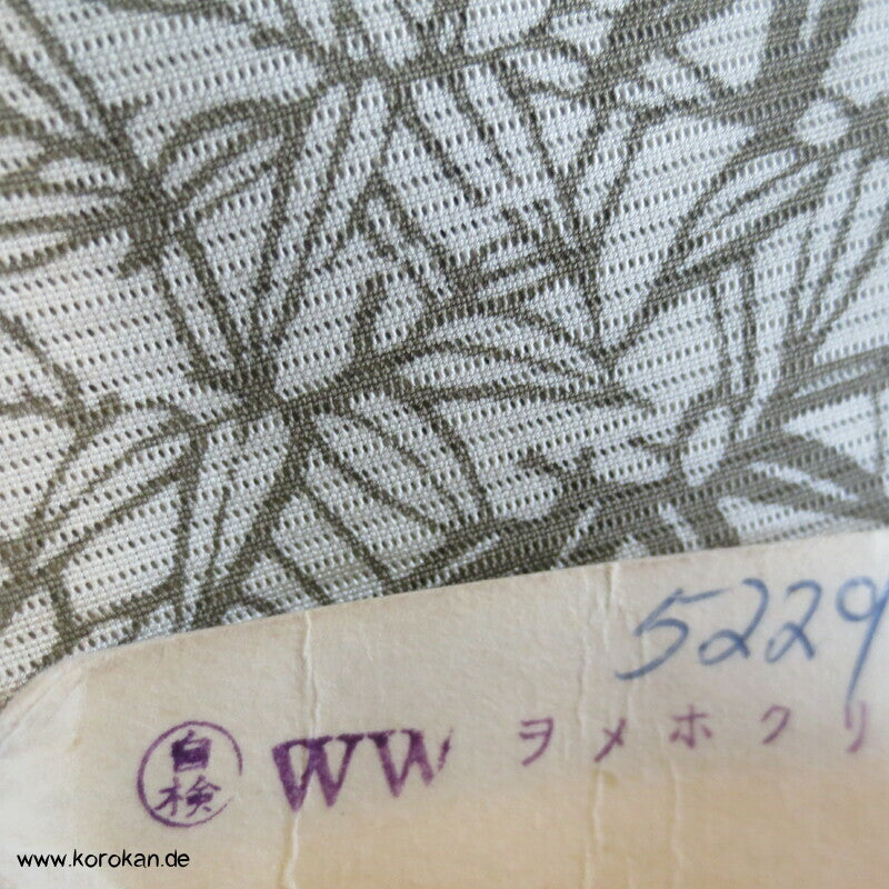 Blütenstreifen Rho Drehergewebe Seide Kimono Tanmono Stoffrolle