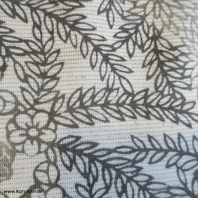 Blütenstreifen Rho Drehergewebe Seide Kimono Tanmono Stoffrolle