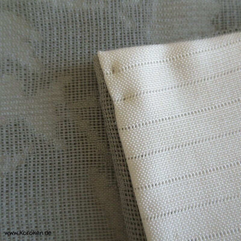 Bambuswäldchen vor Strohmatten Hitoe Homongi Kimono