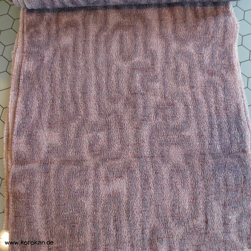 Araihari Kimono Kreppseide, elastisch, abstraktes Muster