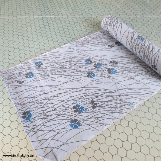 Nadeshiko und Gräsermuster Yukata Kimono Tanmono