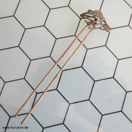 feine Kugelchrysanthemen Haarnadel