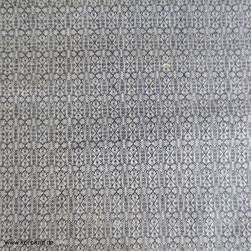 geometrischer Jacquard Kimono Stoff, Wolle / Acryl