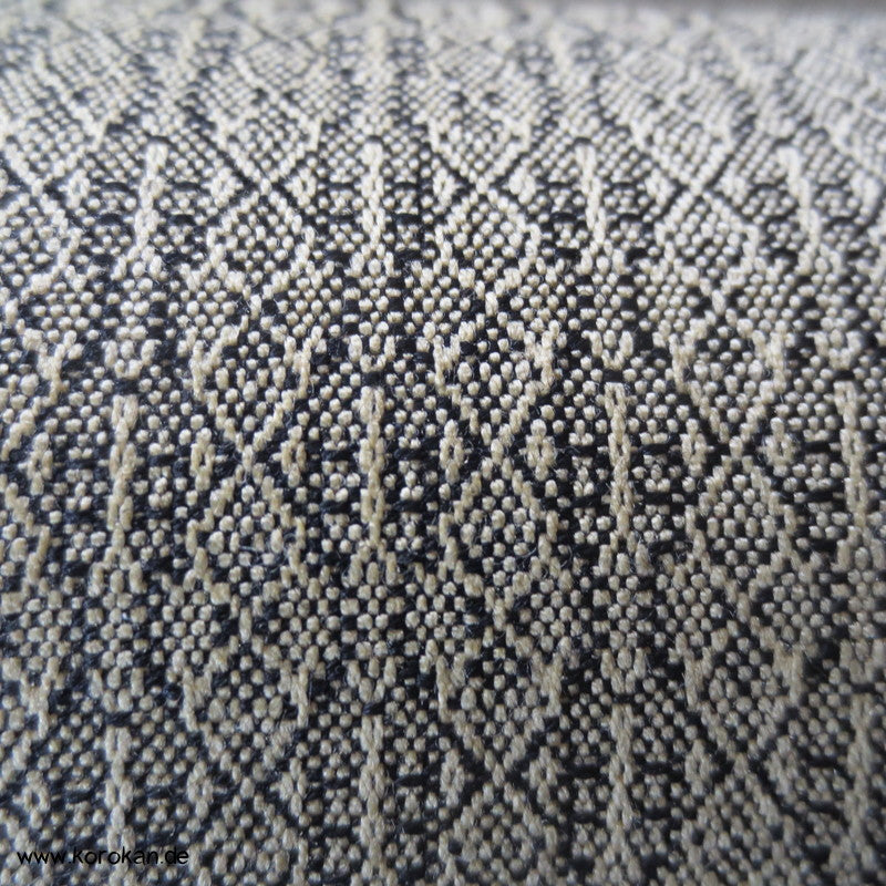 geometrischer Jacquard Kimono Stoff, Wolle / Acryl