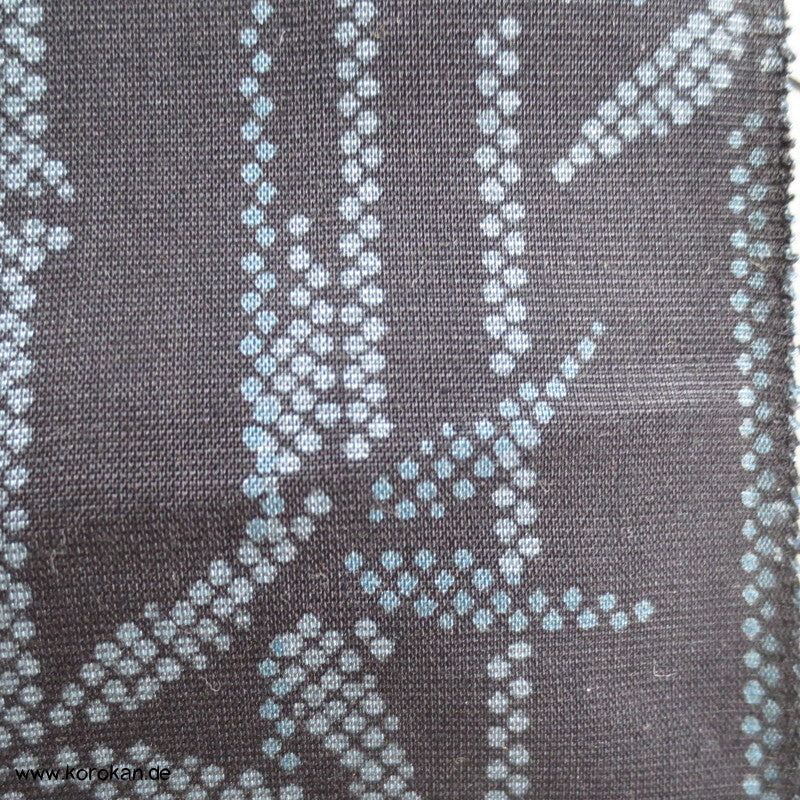 Bambus Kasuri Druck Regenmantel Kimono Seide