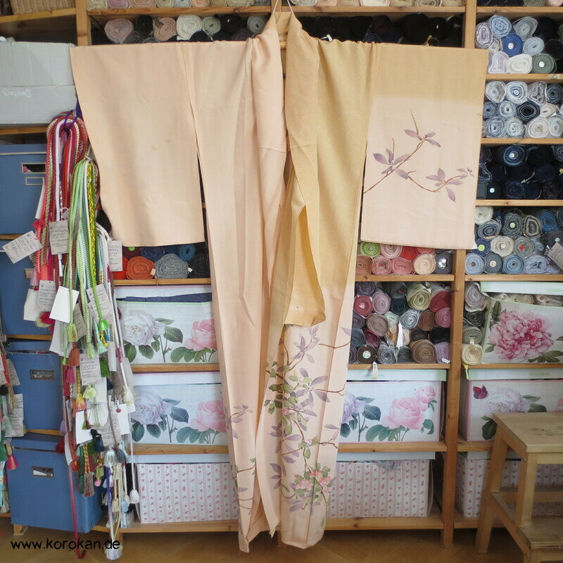 Kamelienbaum Stoffbahnen Seide für Homongi - Karieba