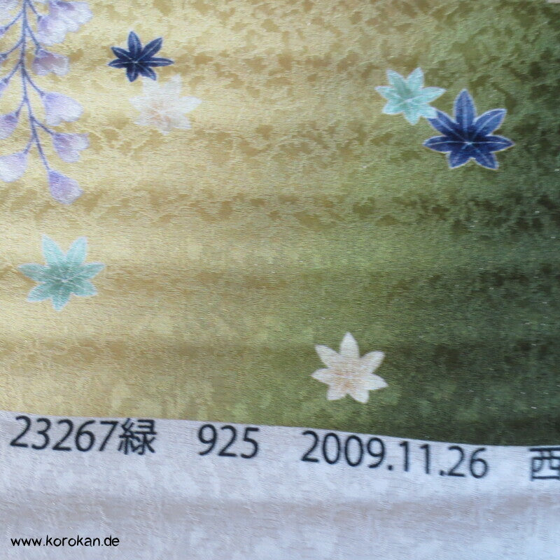Panel Muster Stoff für Kimono - Blumendruck