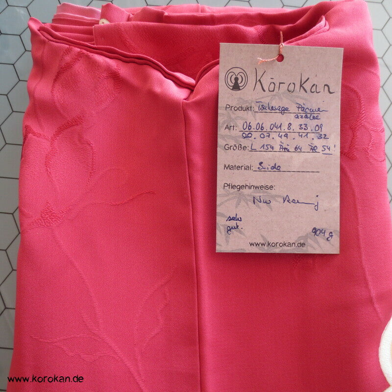 Päonien teilbestickt auf azaleerotpink Homongi Kimono