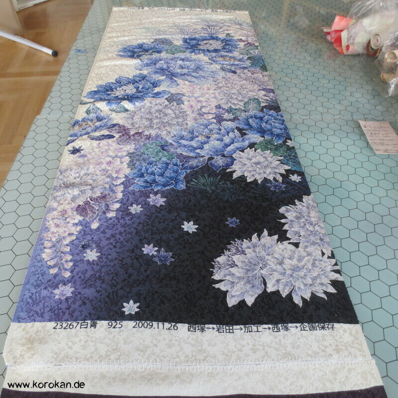 Panel Muster Stoff für Kimono - Blumendruck
