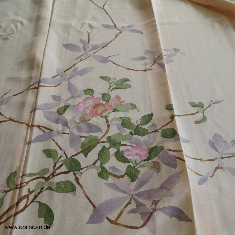 Kamelienbaum Stoffbahnen Seide für Homongi - Karieba