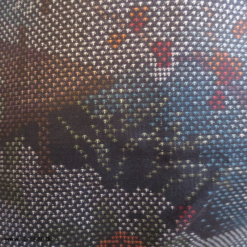 Garten Kasuri Tsumugi Seiden Kimono