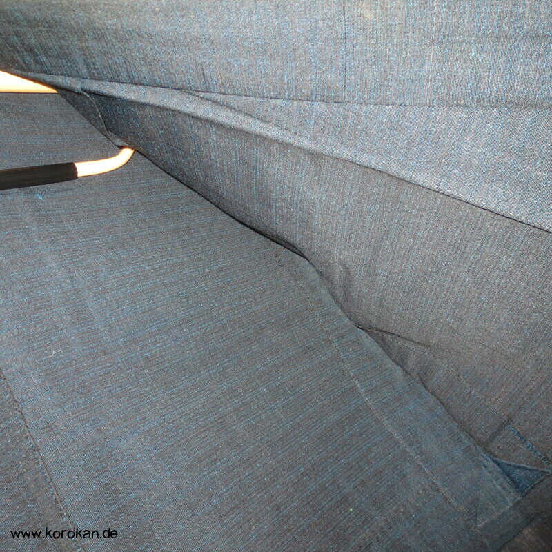 Hitoe Woll Kimono, blau