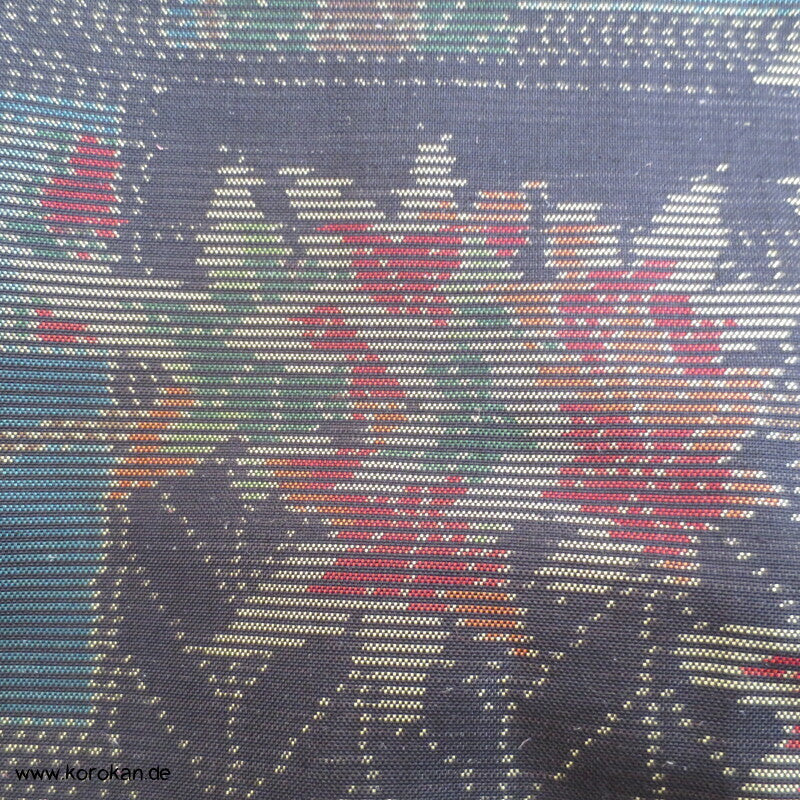 Musterpatchwork Kasuri Tsumugi Seiden Kimono