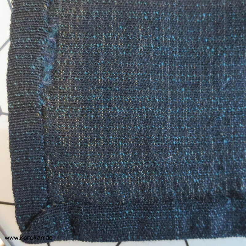 Hitoe Woll Kimono, blau