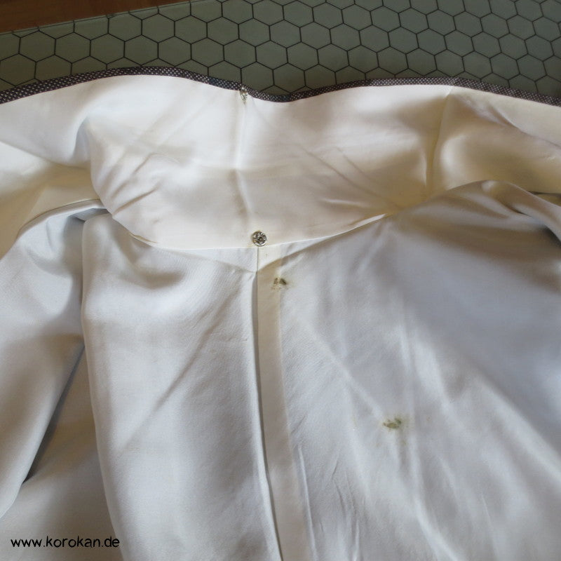 Garten Kasuri Tsumugi Seiden Kimono