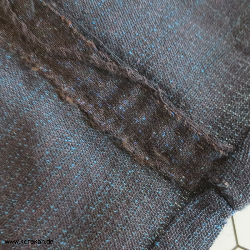 Hitoe Woll Kimono, blau