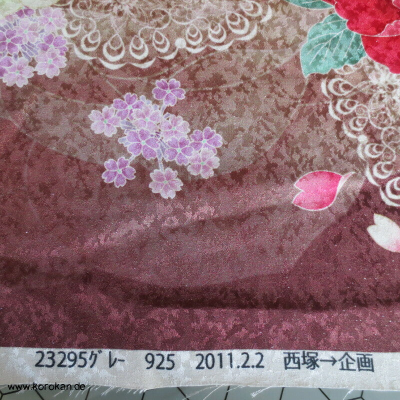 Panel Muster Stoff für Kimono - Blumendruck