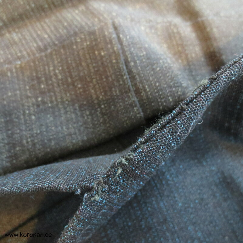 Hitoe Woll Kimono, blau