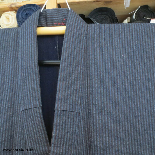 dicker Wollflanell Hausmantel Kimono