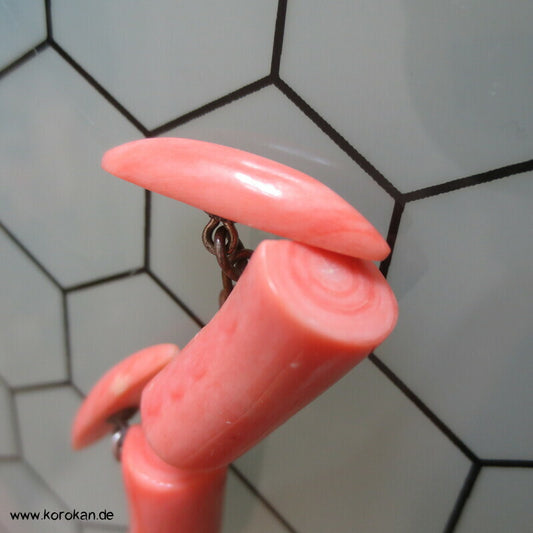 Korallen Manschettenknöpfe