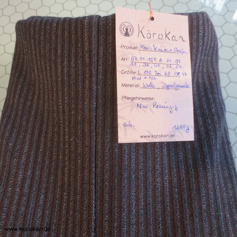 dicker Wollflanell Hausmantel Kimono