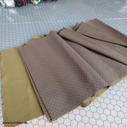 Kikko Double Face Hakama Seide