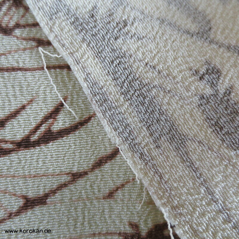 Bingata Batik Chirimen Crepe Seide, Araihari Kimono