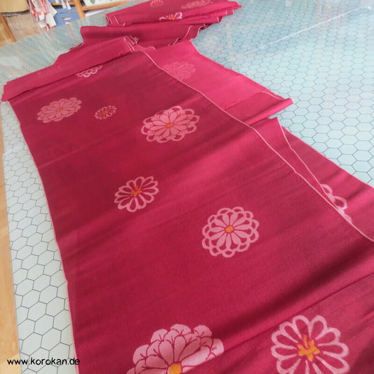 Kiku antike Araihari Kimono Meisen Rayon