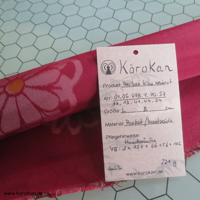 Kiku antike Araihari Kimono Meisen Rayon