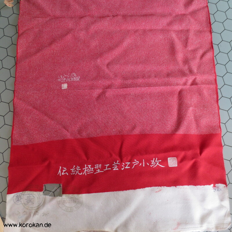 Same Edo Komon Kimono Seidencrepe